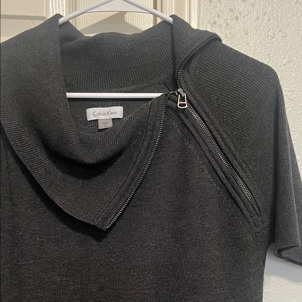 Calvin Klein Charcoal Mini Dress - Picture 3 of 6